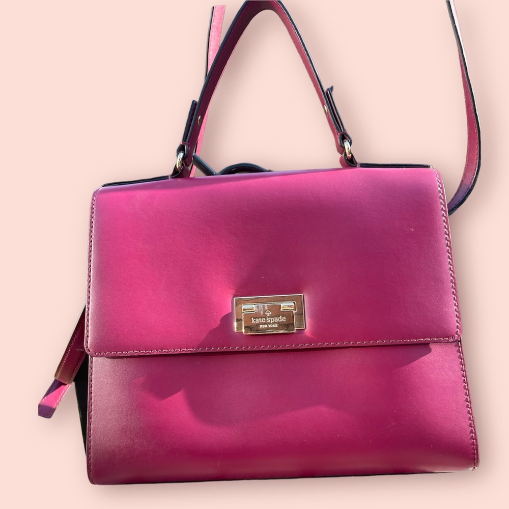 Kate Spade Hot Pink Satchel Purse